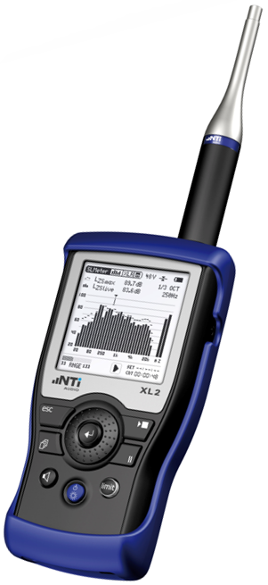Abbildung 6.1.5.2: gemessen wurde mit einem XL2 von NTI Audio (Bild von Produkt- Webseite)